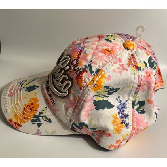 Robin Ruth Puerto Rico Club embroidered snapback tropical floral cap main image 5